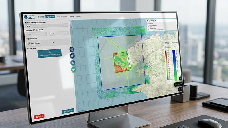 Ocean Planner screen